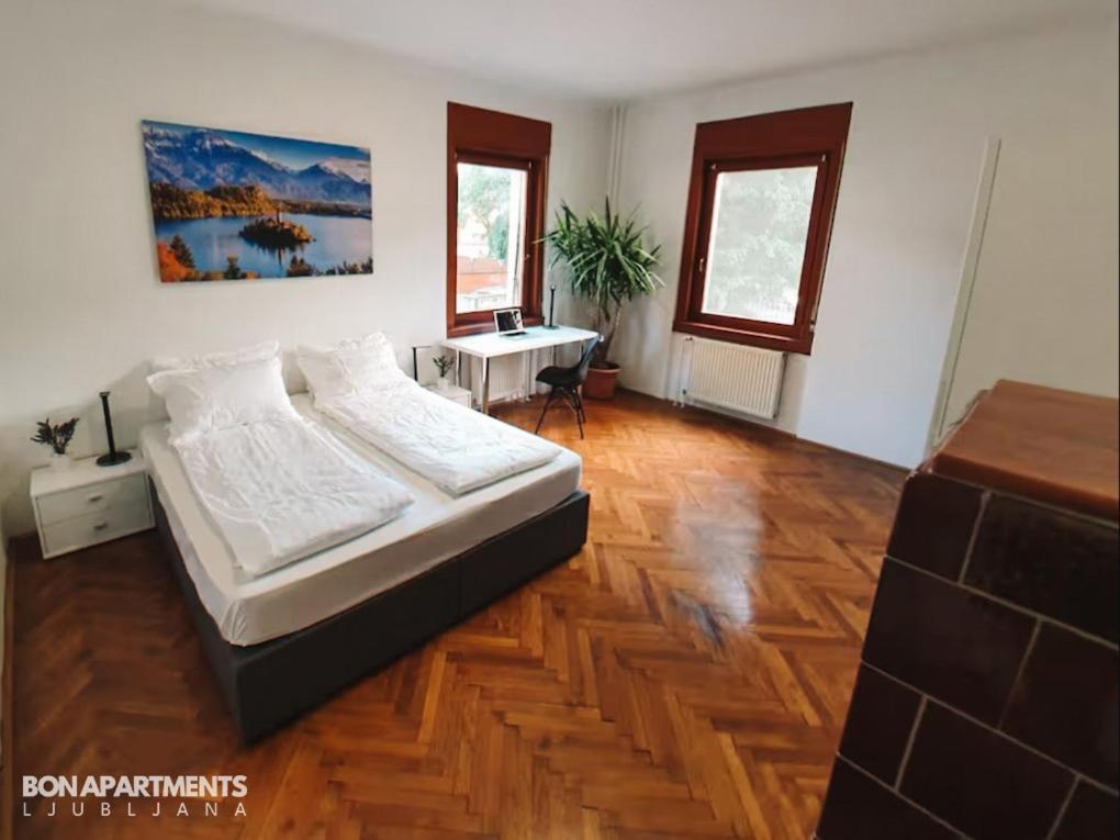 Huge Bbq Garden 2, Spacious Flat, Ac, Free Parking 2 * Liubliana